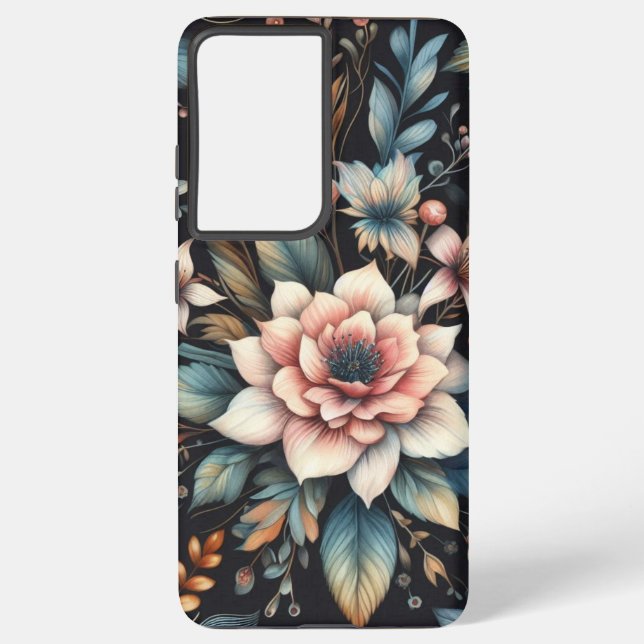 Funda Para Samsung Galaxy Belleza botánica (Reverso )