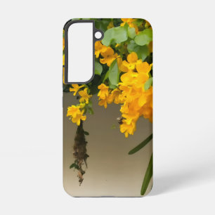 Funda Para Samsung Galaxy S22 Belleza Flor de Oro