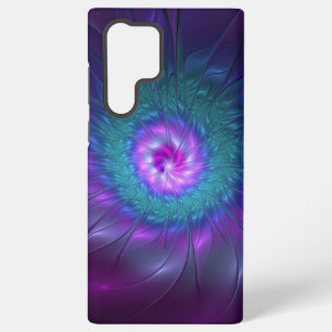 Funda Para Samsung Galaxy S22 Ultra Belleza floral abstracta arte fractal colorido Flo