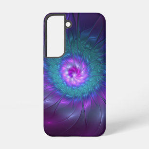 Funda Para Samsung Galaxy S22 Belleza floral abstracta arte fractal colorido Flo