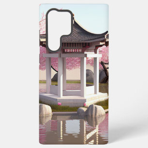 Funda Para Samsung Galaxy S22 Ultra Belleza natural Sakura cerezo Blossom Vista Jardín