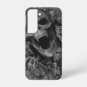 Funda Para Samsung Galaxy S22 Belleza sombría, esqueleto de la muerte