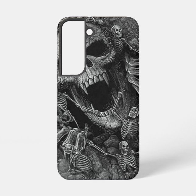 Funda Para Samsung Galaxy Belleza sombría, esqueleto de la muerte (Reverso )