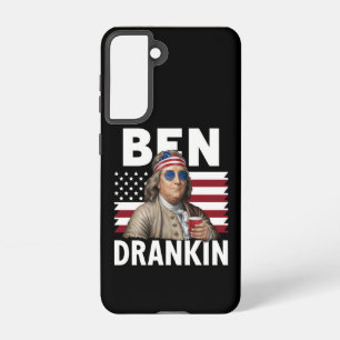 Funda Para Samsung Galaxy S21 Ben Drankin Beer Bandera Vintage Divertida 4 de Ju