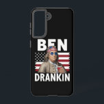 Funda Para Samsung Galaxy S21 Ben Drankin Cerveza 4 de julio de bandera vintage<br><div class="desc">Ben Drankin Cerveza 4 de julio de bandera vintage gracioso</div>