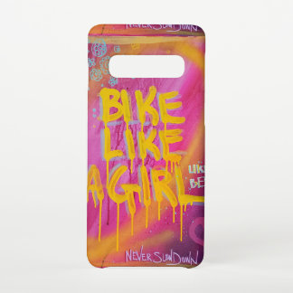 Funda Para Samsung Galaxy S10 Bicicleta como un chica