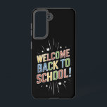 Funda Para Samsung Galaxy S21 Bienvenido de vuelta al primer día escolar del pro<br><div class="desc">Bienvenido de vuelta al primer día escolar del profesor</div>
