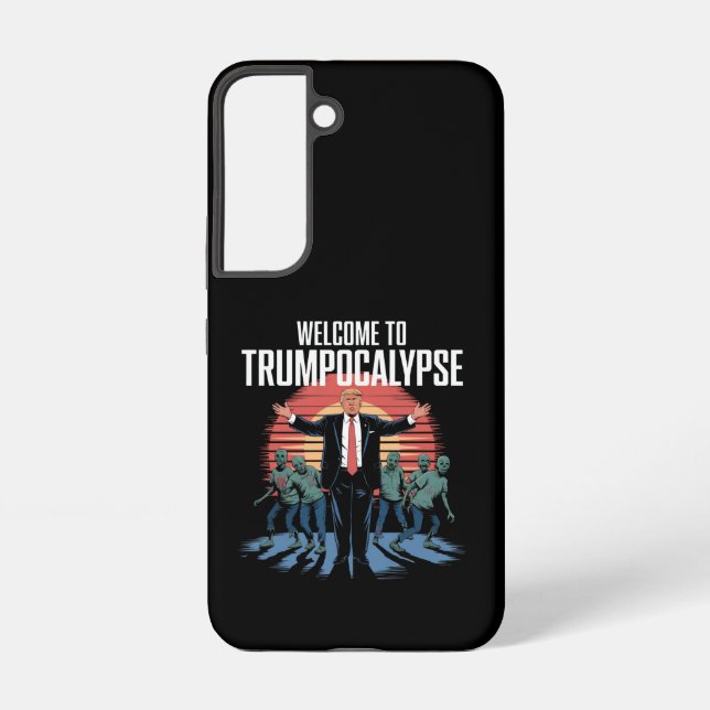 Funda Para Samsung Galaxy Bienvenidos a la divertida Halloween de Trump-ocal (Reverso )