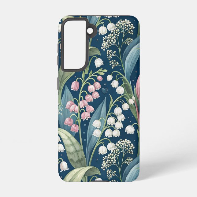 Funda Para Samsung Galaxy Birth Flower Botanical Design (Reverso )
