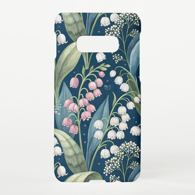 Funda Para Samsung Galaxy Birth Flower Botanical Design (Reverso)