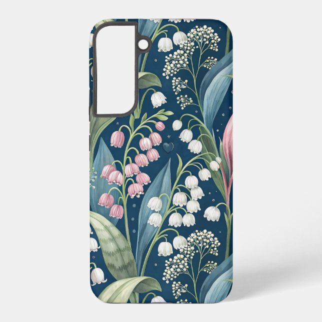 Funda Para Samsung Galaxy Birth Flower Botanical Design (Reverso )