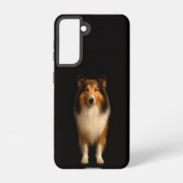 Funda Para Samsung Galaxy S21 Black 4 Luxe Galaxy S21 Case, Loyal Collie