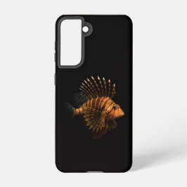 Funda Para Samsung Galaxy S21 Black 4 Luxe  Galaxy S21 Case, Red Lionfish