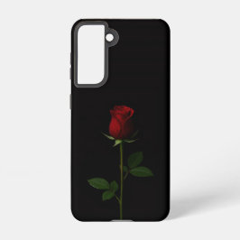Funda Para Samsung Galaxy S21 Black 4 Luxe  Galaxy S21 Case, Velvet Red Rose