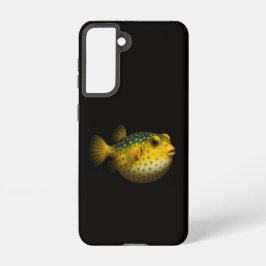 Funda Para Samsung Galaxy S21 Black 4 Luxe  Galaxy S21 Case, Yellow Putterfish