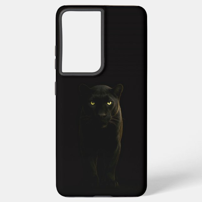 Funda Para Samsung Galaxy Black 4 Luxe Galaxy S21 Plus, Black Panther (Reverso )
