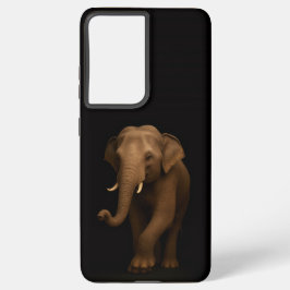 Funda Para Samsung Galaxy S21+ Black 4 Luxe Galaxy S21 Plus, Indian Elephant