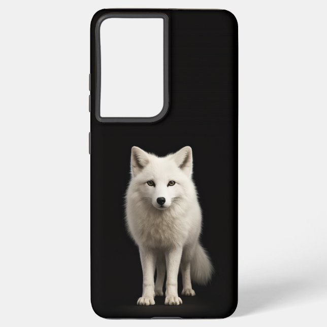 Funda Para Samsung Galaxy Black 4 Luxe Galaxy S21 Plus, Ivory Arctic Fox (Reverso )