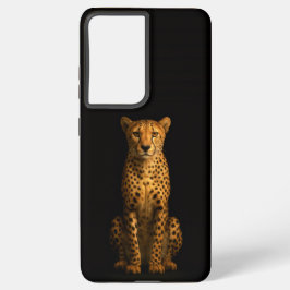 Funda Para Samsung Galaxy S21+ Black 4 Luxe Galaxy S21 Plus, Sleek Cheetah