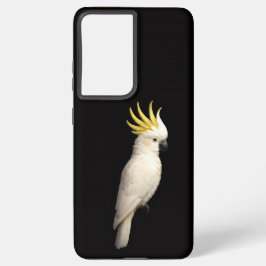 Funda Para Samsung Galaxy S21 Ultra Black 4 Luxe Galaxy S21 Ultra, Crested Cockatoo