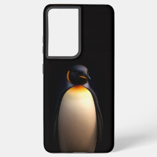 Funda Para Samsung Galaxy S21 Ultra Black 4 Luxe Galaxy S21 Ultra, Emperador Pingüino