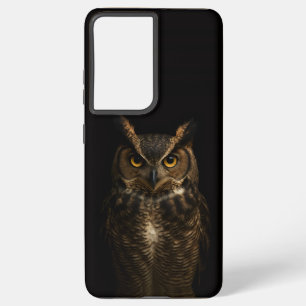 Funda Para Samsung Galaxy S21 Ultra Black 4 Luxe Galaxy S21 Ultra Funda, Ojo Dorado Le