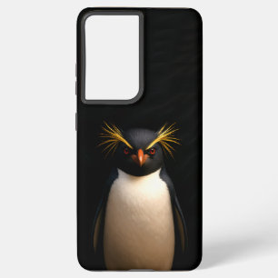 Funda Para Samsung Galaxy S21 Ultra Black 4 Luxe Galaxy S21 Ultra, Rockhopper Pingüino