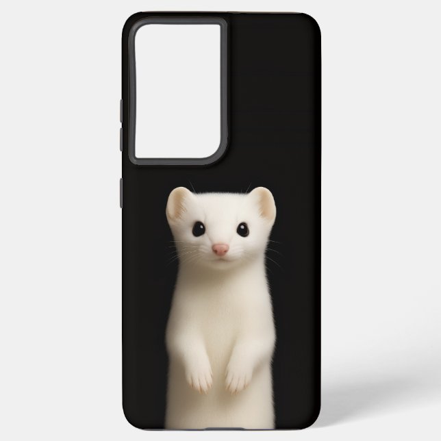 Funda Para Samsung Galaxy Black 4 Luxe Galaxy S21 Ultra, Stylish Ermine (Reverso )