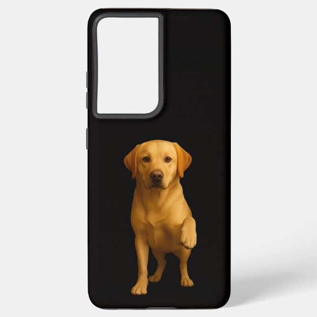 Funda Para Samsung Galaxy Black 4 Luxe Galaxy S21 Ultra, Tender Labrador (Reverso )