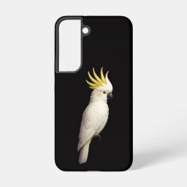 Funda Para Samsung Galaxy S22 Black 4 Luxe Galaxy S22 Case, Crested Cockatoo