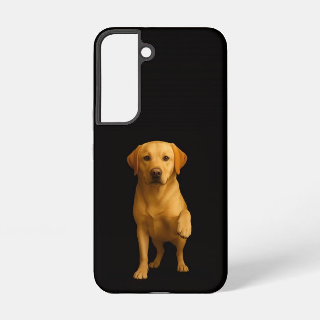 Funda Para Samsung Galaxy Black 4 Luxe Galaxy S22 Case, Tender Labrador (Reverso )