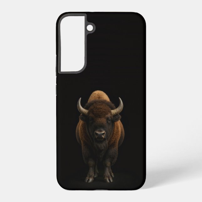 Funda Para Samsung Galaxy Black 4 Luxe Galaxy S22 Plus, American Bison (Reverso )