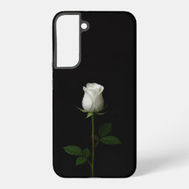 Funda Para Samsung Galaxy S22+ Black 4 Luxe Galaxy S22 Plus, Pure White Rose