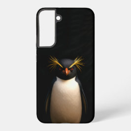 Funda Para Samsung Galaxy S22+ Black 4 Luxe Galaxy S22 Plus, Rockhopper Penguin