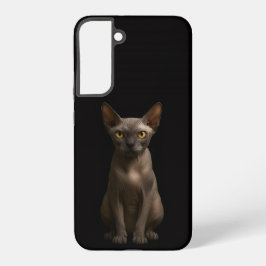 Funda Para Samsung Galaxy S22+ Black 4 Luxe Galaxy S22 Plus, Sphynx Cat