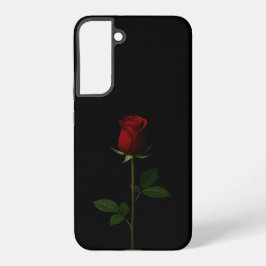 Funda Para Samsung Galaxy S22+ Black 4 Luxe Galaxy S22 Plus, Velvet Red Rose