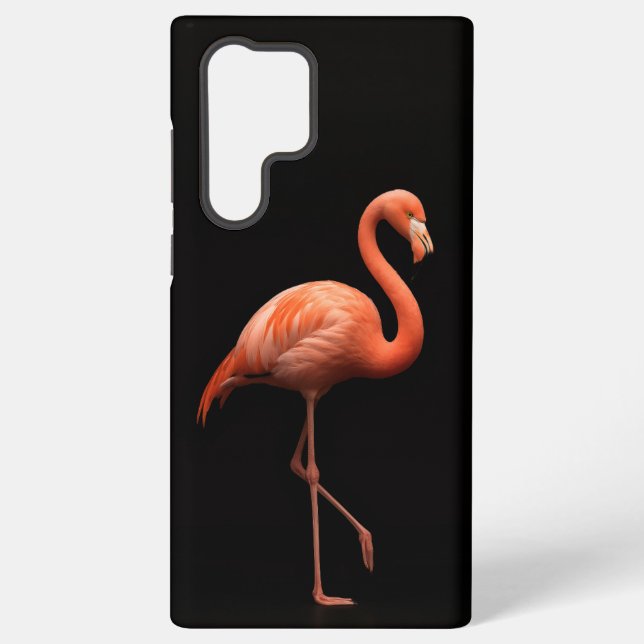 Funda Para Samsung Galaxy Black 4 Luxe Galaxy S22 Ultra, Flamingo Rosa (Reverso )