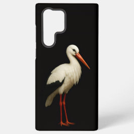 Funda Para Samsung Galaxy S22 Ultra Black 4 Luxe Galaxy S22 Ultra, Graceful Stork