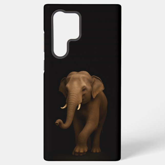 Funda Para Samsung Galaxy Black 4 Luxe Galaxy S22 Ultra, Indian Elephant (Reverso )