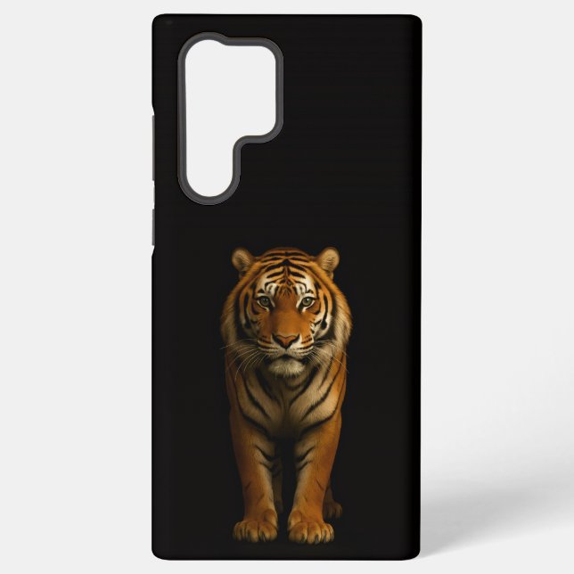 Funda Para Samsung Galaxy Black 4 Luxe Galaxy S22 Ultra, Noble Tiger (Reverso )