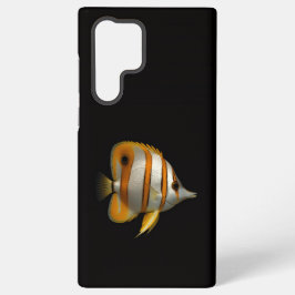 Funda Para Samsung Galaxy S22 Ultra Black 4 Luxe Galaxy S22 Ultra, Reef Butterflyfish