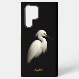 Funda Para Samsung Galaxy S22 Ultra Black 4 Luxe Galaxy S22 Ultra, Snowy Egret