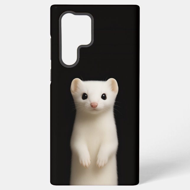 Funda Para Samsung Galaxy Black 4 Luxe Galaxy S22 Ultra, Stylish Ermine (Reverso )