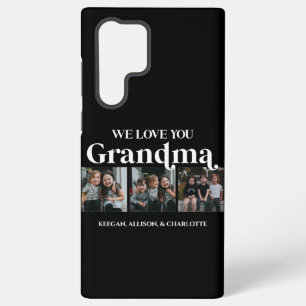Funda Para Samsung Galaxy S22 Ultra Black Minimal Retro Te Amamos Abuela 3 Imagen