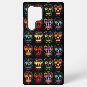 Funda Para Samsung Galaxy S22 Ultra Black Sugar Skull