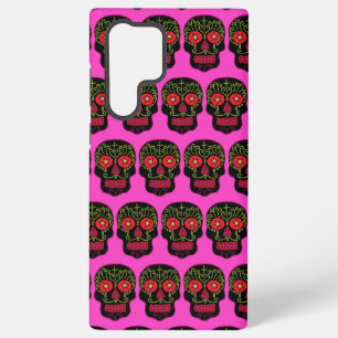Funda Para Samsung Galaxy S22 Ultra Black Sugar Skull