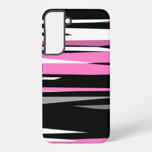 Funda Para Samsung Galaxy S22+ Blanco y negro rosa