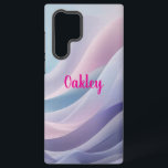 Funda Para Samsung Galaxy S22 Ultra Blandas Pastel Abstract Waves Dreamly Fluid Design<br><div class="desc">Este elegante diseño abstracto presenta suaves olas pastel que fluyen a la perfección en una estética de ensueño y apacible. La mezcla de rosa claro, azul y violeta crea un ambiente tranquilo y moderno, perfecto para la decoración, los accesorios y las impresiones artísticas. Una hermosa elección para los minimalistas y...</div>
