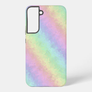 Funda Para Samsung Galaxy S22+ Bloques de colores pasteles arte arcoiris en 3D