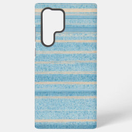 Funda Para Samsung Galaxy S22 Ultra Blue Patchwork Stripe Phone Case